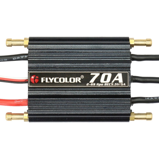 Flycolor Flymoster Series 70A 2-6S Waterproof Electronic Speed Controller for RC Boat - Toys & Hobbies by buy2fix | Online Shopping UK | buy2fix