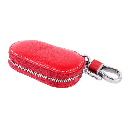 Universal Leather Crocodile Texture Waist Hanging Zipper Wallets Key Holder Bag (No Include Key)(Red) - Car Key Cases by buy2fix | Online Shopping UK | buy2fix