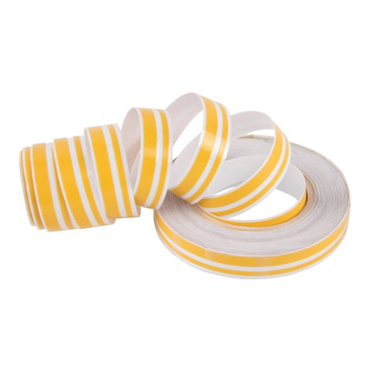 12mm × 9.8m Car Self Adhesive Decorative Stripe Tape Line(Yellow) - Decorative Sticker by buy2fix | Online Shopping UK | buy2fix