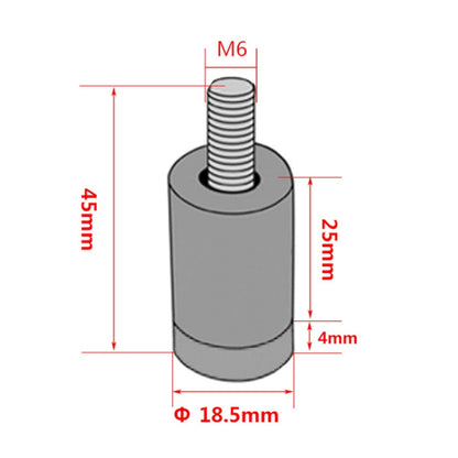 4 PCS Car Modified Isolation Column Engine Cover Blocked Up Screw Engine Turbine Ventilation Gasket Screw Washer (Silver Grey) - In Car by buy2fix | Online Shopping UK | buy2fix