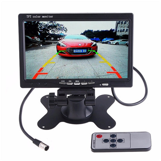 PZ-607  Vehicle Truck Backup Camera and Monitor Infrared Night Vision Rear View Camera with 7 inch HD Monitor - In Car by buy2fix | Online Shopping UK | buy2fix