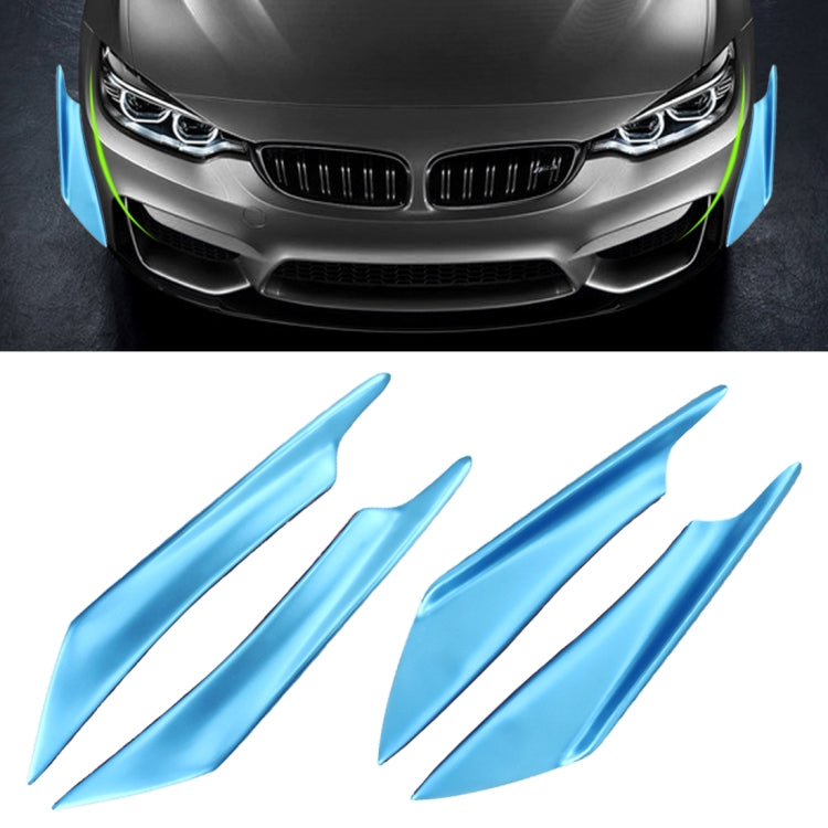 4 PCS Car-Styling Flank Decorative Sticker(Blue) - Decorative Sticker by buy2fix | Online Shopping UK | buy2fix