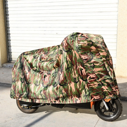 190T Polyester Taffeta All Season Waterproof Sun Motorcycle Mountain Bike Cover Dust & Anti-UV Outdoor Camouflage Bicycle Protector, Size: L - Raincoat by buy2fix | Online Shopping UK | buy2fix