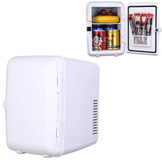 Vehicle Auto Portable Mini Cooler and Warmer 4L Refrigerator for Car and Home, Voltage: DC 12V/ AC 220V(White) - In Car by buy2fix | Online Shopping UK | buy2fix