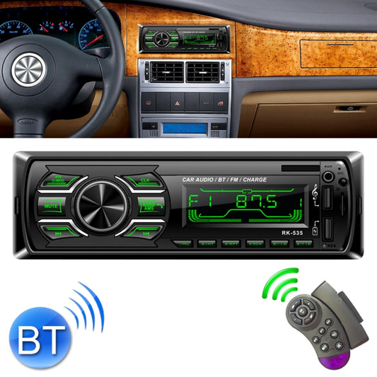 RK-535 Car Stereo Radio MP3 Audio Player with Remote Control, Support Bluetooth Hand-free Calling / FM / USB / SD Slot - Car MP3 & MP4 & MP5 by buy2fix | Online Shopping UK | buy2fix