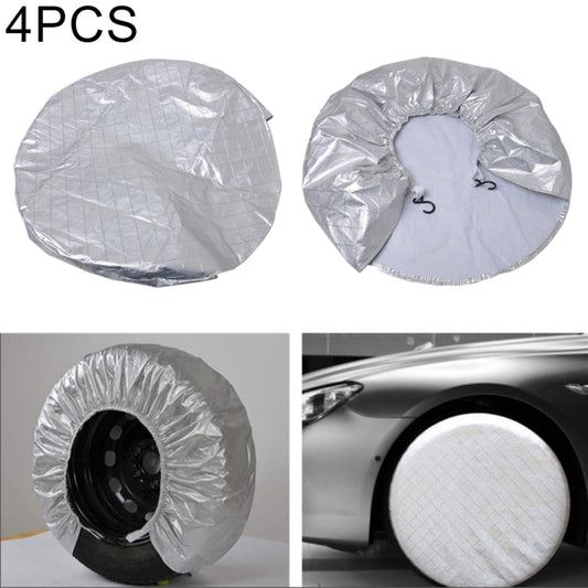 4 PCS Car Auto Wheel Tire Covers, Suitable for The Tire up to 29 inch - Aluminum Film PEVA by buy2fix | Online Shopping UK | buy2fix