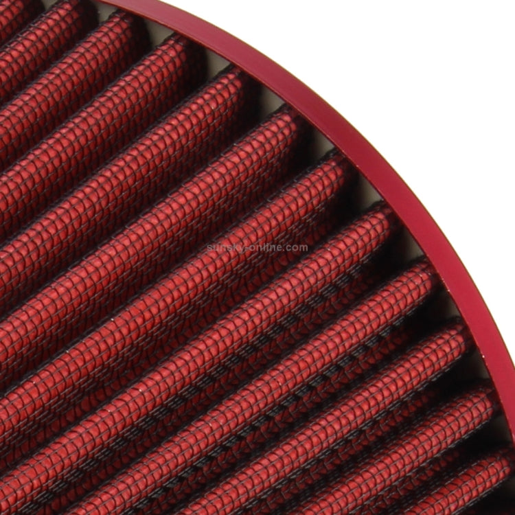 Universal Car Air Filter Mechanic Supercharger Car Car Filter Kits Air Intake Cool Filter, Size: 14.5*15cm(Red)(Red) - In Car by buy2fix | Online Shopping UK | buy2fix