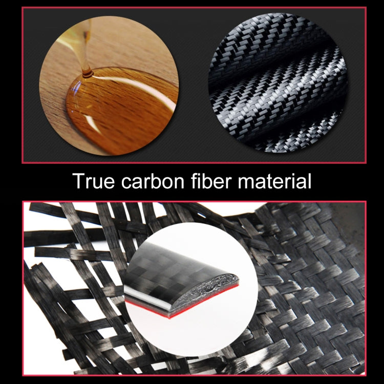 2 PCS Car Carbon Fiber Gear Panel Decorative Sticker for Audi A4L / A5 / Q5 - Car Interior Mouldings by buy2fix | Online Shopping UK | buy2fix