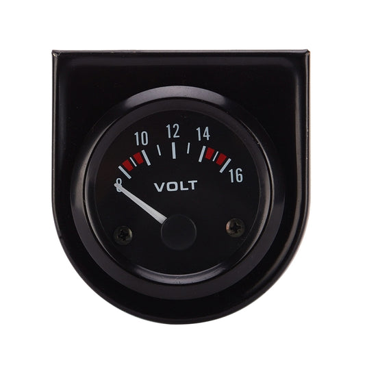 52mm Auto Gauge Car 8-16V Voltmeter - In Car by buy2fix | Online Shopping UK | buy2fix