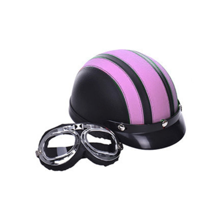 Winter Season Motorcycle Breathable Safty Helmet(Pink) - Helmets by buy2fix | Online Shopping UK | buy2fix