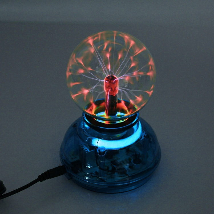 Car Auto Plasma Magic Ball Sphere Lightening Lamp with Hand-Touching Changing Pattern Model(Blue) - Atmosphere lights by buy2fix | Online Shopping UK | buy2fix