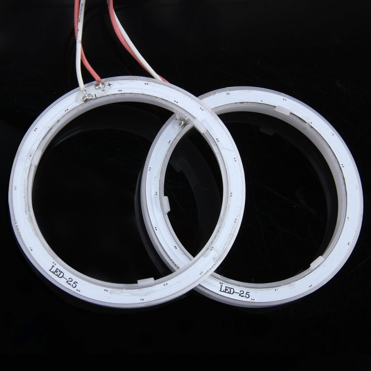 2 PCS 2.5inch Car Angel Eyes Light, DC 12V(White Light) - In Car by buy2fix | Online Shopping UK | buy2fix