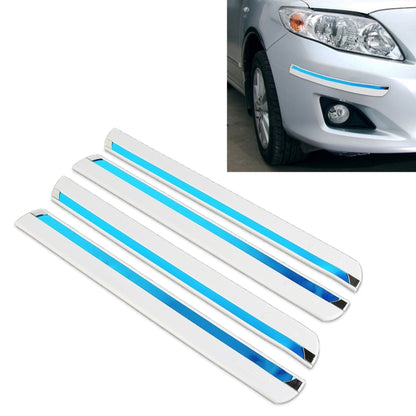 4 PCS Universal Car Auto Plastic Wrap Rubber Front Rear Body Bumper Guard Protector Strip Sticker - Anti Collision Sticker by buy2fix | Online Shopping UK | buy2fix