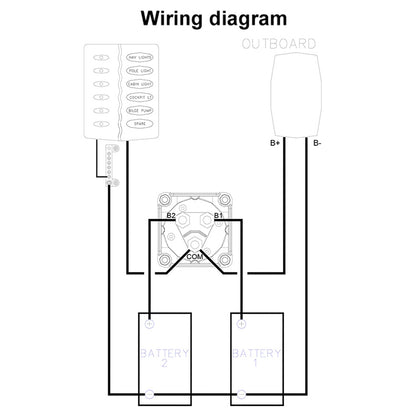 Car Auto RV Marine Boat Battery 3-level Current Distribution Selector Isolator Disconnect Rotary Switch Cut - In Car by buy2fix | Online Shopping UK | buy2fix