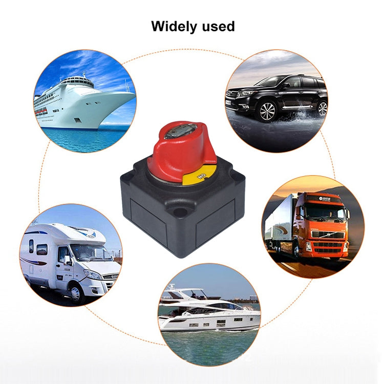 Car Auto RV Marine Boat Battery Selector Isolator Disconnect Rotary Switch Cut - In Car by buy2fix | Online Shopping UK | buy2fix