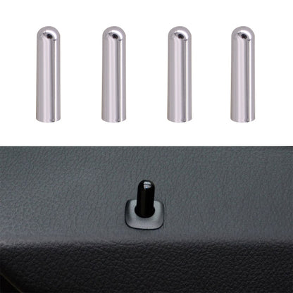 4 PCS Car Unlock Cover Door Bolt Door Handle for BMW X1 / X6(Silver) - In Car by buy2fix | Online Shopping UK | buy2fix