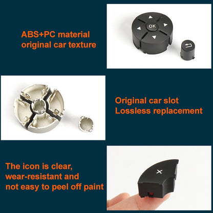 Car Right Side Steering Wheel Switch Buttons Panel for Mercedes-Benz W204 2007-2014, Left Driving(Black) - In Car by buy2fix | Online Shopping UK | buy2fix