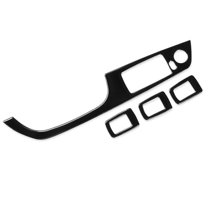 For BMW 3 Series E90/320i/325i 2005-2012 Car Left Drive Window Lifting Panel without Folding Key Decorative Sticker, Diameter: 35.8cm - In Car by buy2fix | Online Shopping UK | buy2fix