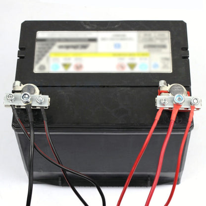 FOXSUR 1 Pair Car Automotive Battery Wire Cable Terminals Clamp Connectors Kit - In Car by FOXSUR | Online Shopping UK | buy2fix