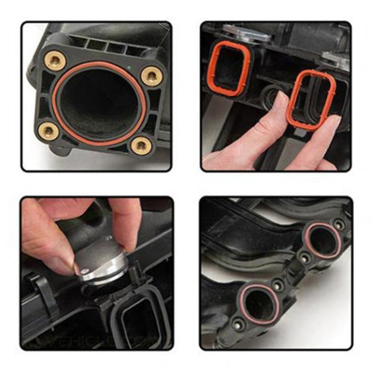 4x33mm Car Swirl Flap Air Intake Aluminum Gasket Remove Repair Kit(Black) - In Car by buy2fix | Online Shopping UK | buy2fix