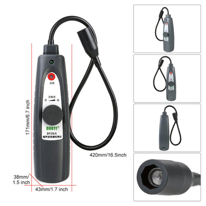 DUOYI DY26A Car Ultrasonic Leak Location Determine Meter - Electronic Test by DUOYI | Online Shopping UK | buy2fix