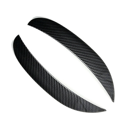 Car Front Wind Knife Decoration Sticker Strip for Mercedes-Benz C Class C180L/C260L/C300L (Carbon Fiber Black) - In Car by buy2fix | Online Shopping UK | buy2fix