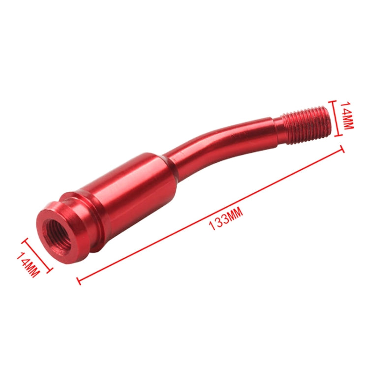 Car Modified Racing Quick Curved Gear Lever Extension Rod for Volkswagen T4 1990-2003 (Red) - In Car by buy2fix | Online Shopping UK | buy2fix