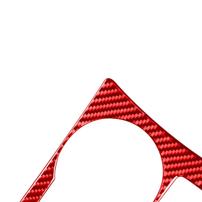 Carbon Fiber Car Cup Holder Panel A Decorative Sticker for Toyota Corolla 2014-2018,Left Drive (Red) - In Car by buy2fix | Online Shopping UK | buy2fix