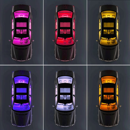 Y12 Cigarette Lighter Car Colorful RGB Foot LED Atmosphere Light - In Car by buy2fix | Online Shopping UK | buy2fix