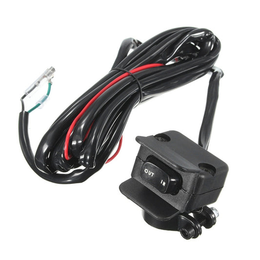 Motorcycle ATV / UTV Winch Rocker Switch Handlebar Control Line Warn Kits - In Car by buy2fix | Online Shopping UK | buy2fix