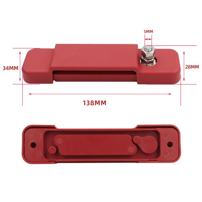 48V 180A 12 Way Power Distribution Terminal Block Battery Bus Bar Set - In Car by buy2fix | Online Shopping UK | buy2fix