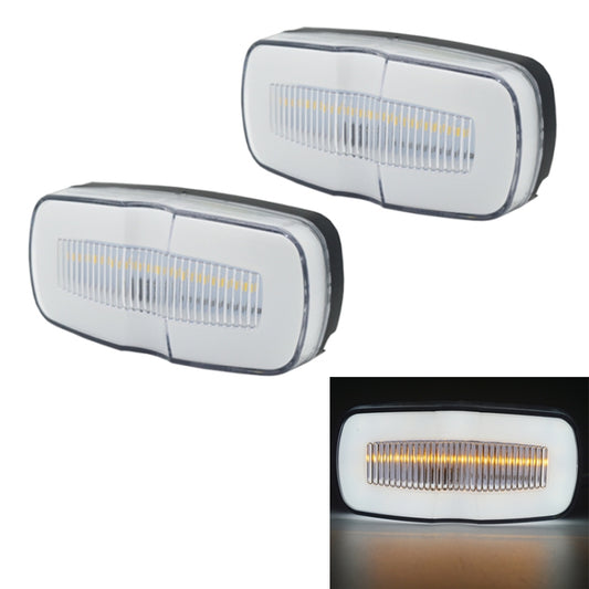 2 PCS MK-190 Truck LED Side Marker Light (White Light) - In Car by buy2fix | Online Shopping UK | buy2fix