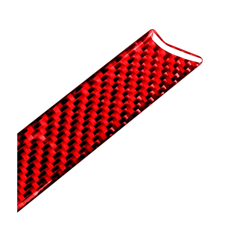 For Honda CRV 2007-2011 Carbon Fiber Car Co-pilot Center Control Trim Decorative Sticker,Right Drive (Red) - In Car by buy2fix | Online Shopping UK | buy2fix