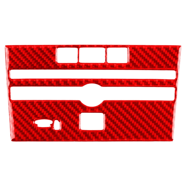 Car Carbon Fiber B Style CD Console Panel Decorative Sticker for Infiniti Q50 2014-2020, Left Drive(Red) - In Car by buy2fix | Online Shopping UK | buy2fix