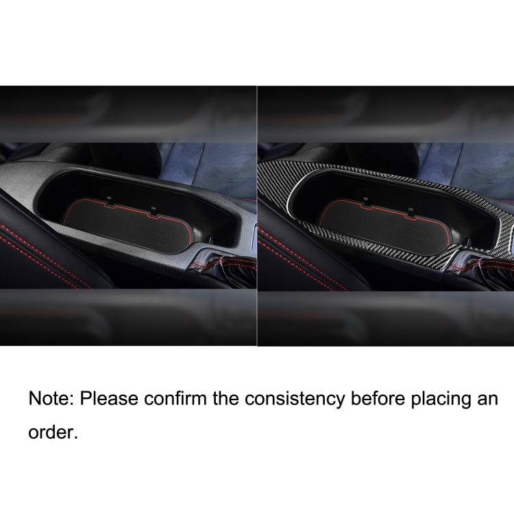 2 in 1 Car Carbon Fiber Central Armrest Panel Set A Decorative Sticker for Subaru BRZ / Toyota 86 2017-2019, Right Drive -  by buy2fix | Online Shopping UK | buy2fix