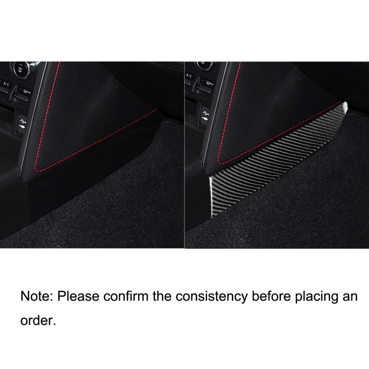 2 in 1 Car Carbon Fiber Both Sides of the Landing Platform Decorative Sticker for Subaru BRZ / Toyota 86 2017-2019, Left and Right Drive Universal -  by buy2fix | Online Shopping UK | buy2fix