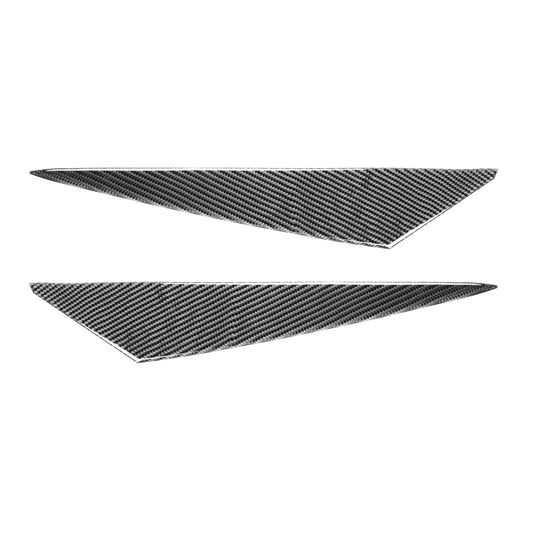 2 PCS / Set Carbon Fiber Car Lamp Eyebrow Decorative Sticker for BMW X1/E84 2009-2014, Drop Glue Version - In Car by buy2fix | Online Shopping UK | buy2fix