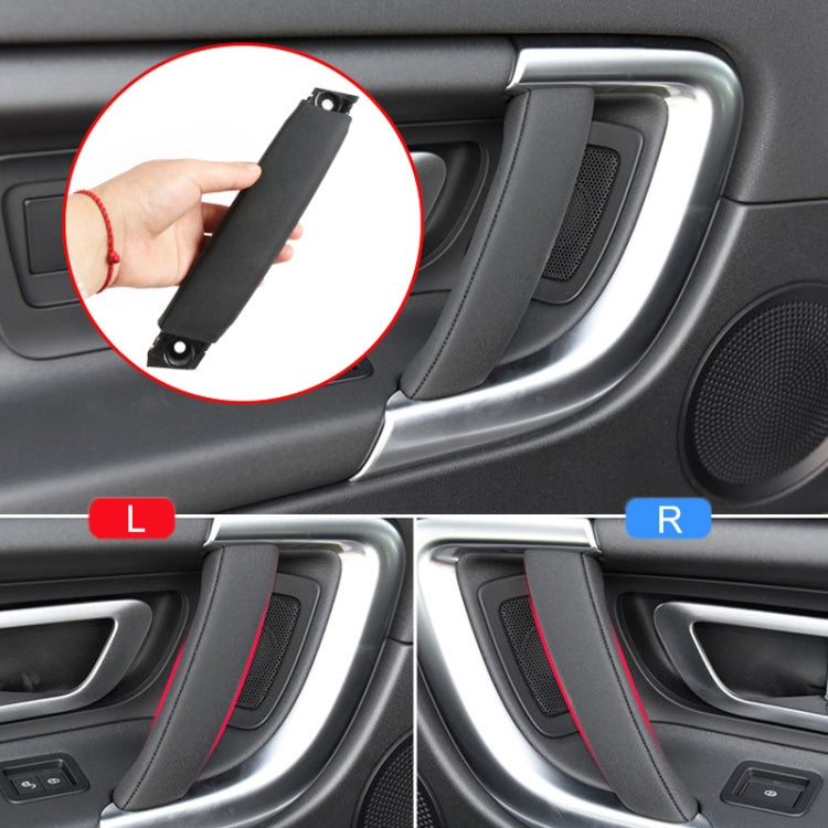 For Land Rover Discovery 2015-2019 Car Leather Texture Inside Door Left Handle LR076163, Left Driving - In Car by buy2fix | Online Shopping UK | buy2fix