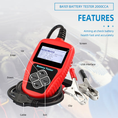 Car 12V Battery Detector Digital Diagnostic Test Tool - In Car by buy2fix | Online Shopping UK | buy2fix