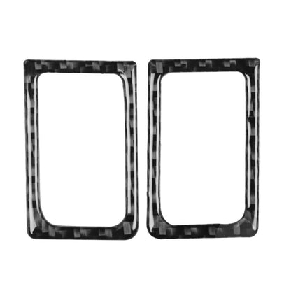 2 PCS Car Carbon Fiber Left and Right Door Lock Decorative Sticker for Nissan GTR R35 2008-2020, Left and Right Drive Universal -  by buy2fix | Online Shopping UK | buy2fix