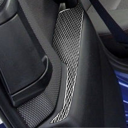 2 PCS Car Carbon Fiber Rear Armrest Decorative Sticker for Mazda RX8 2004-2008, Left and Right Drive Universal -  by buy2fix | Online Shopping UK | buy2fix