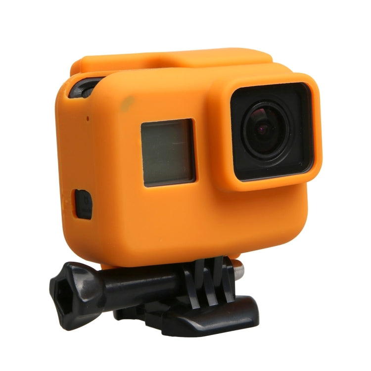 Original for GoPro HERO5 Silicone Border Frame Mount Housing Protective Case Cover Shell(Orange) - DJI & GoPro Accessories by buy2fix | Online Shopping UK | buy2fix