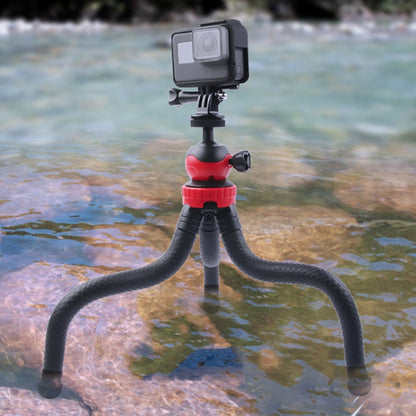 Mini Octopus Flexible Tripod Holder with Phone Clamp for iPhone, Galaxy, Huawei, GoPro Hero11 Black  / HERO10 Black / HERO9 Black / HERO8 Black /7 /6 /5 /5 Session /4 Session /4 /3+ /3 /2 /1, Xiaoyi and Other Action Cameras - DJI & GoPro Accessories by buy2fix | Online Shopping UK | buy2fix