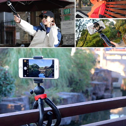 MZ305 Mini Octopus Flexible Tripod Holder with Ball Head for SLR Cameras, GoPro HERO10 Black / HERO9 Black / HERO8 Black /7 /6 /5 /5 Session /4 Session /4 /3+ /3 /2 /1, DJI Osmo Action, Xiaoyi and Other Action Cameras, Cellphone, Size:30cmx5cm - DJI & GoPro Accessories by buy2fix | Online Shopping UK | buy2fix