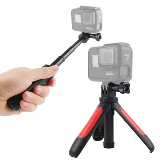 GP446 Multifunctional Mini Fixed Tripod for GoPro Hero11 Black / HERO10 Black /9 Black /8 Black /7 /6 /5 /5 Session /4 Session /4 /3+ /3 /2 /1, DJI Osmo Action and Other Action Cameras(Red) - DJI & GoPro Accessories by buy2fix | Online Shopping UK | buy2fix