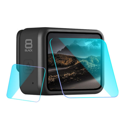 For GoPro HERO8 Black Lens + LCD Display Tempered Glass Film(Transparent) - DJI & GoPro Accessories by buy2fix | Online Shopping UK | buy2fix