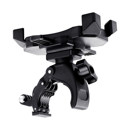 Handlebar Seatpost Pole Mount Bicycle GPS Navigation Handbar Bracket Phone Clamp for GoPro, Suitable for 4.0-6.5 inch Mobile Phones(Black) - DJI & GoPro Accessories by buy2fix | Online Shopping UK | buy2fix
