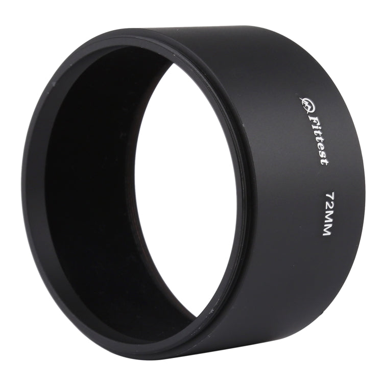 FITTEST 72mm Thread Type Straight Tube Full Metal Lens Hood Shade for Medium Telephoto Lens - Camera Accessories by FITTEST | Online Shopping UK | buy2fix