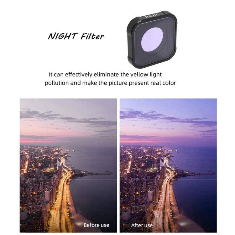 JSR KB Series STAR+MCUV+NIGHT+Diving Red+Diving Pink+ND8+ND16+ND32 Lens Filter for GoPro HERO10 Black / HERO9 Black - DJI & GoPro Accessories by JSR | Online Shopping UK | buy2fix