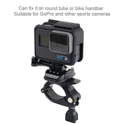 GP435 Small Size Bicycle Motorcycle Handlebar Fixing Mount for GoPro Hero11 Black / HERO10 Black /9 Black /8 Black /7 /6 /5 /5 Session /4 Session /4 /3+ /3 /2 /1, DJI Osmo Action and Other Action Cameras(Black) - DJI & GoPro Accessories by buy2fix | Online Shopping UK | buy2fix